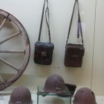 The Japnese army’s helmet and briefcase