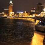 The river bank of Huangppu River at the Bund.