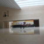 The spaciou lobby of Luoyang Museum