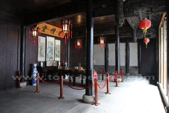 The traditional hall in Liu Family’ House