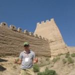 The unrepaired turret of the fort