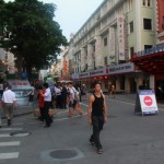 The west starting point of Zhongshan Walking Street