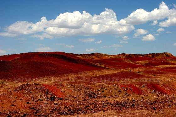 Turpan is well known for its Flaming Mountain
