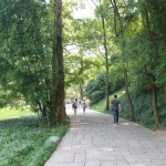 Walking to the entrance to Tianyou Peak