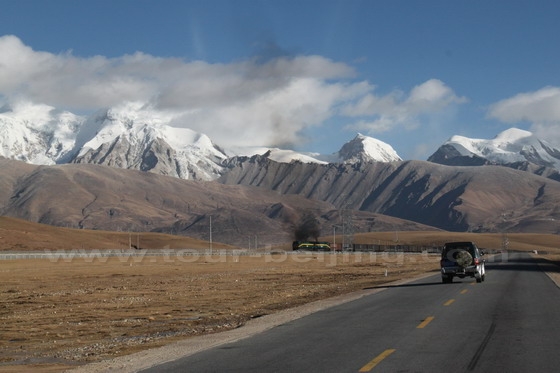 We were driving along the National Highway No.109