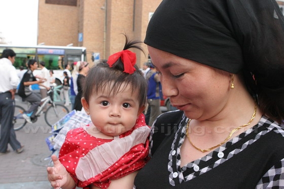 Xinjiang Mother and Baby