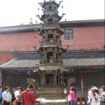 A huge incense burner in temple