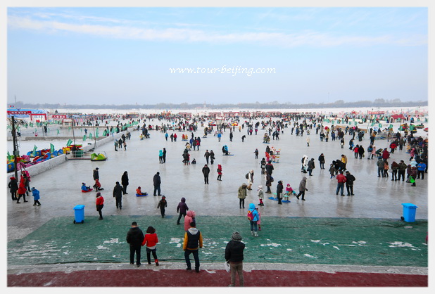 A huge ice and snow playground