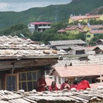 the living quarters of Tibetans