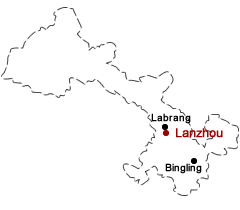 Gansu Map