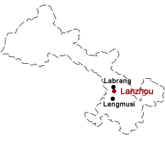 Gansu Map