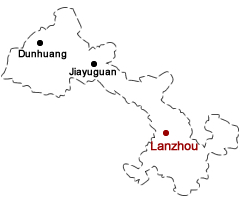 Gansu Map