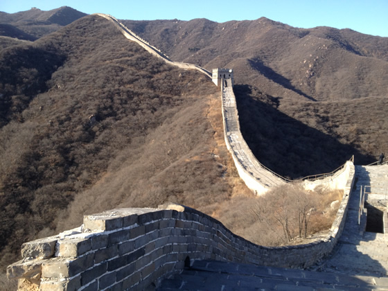 Hiking Shixiaguan Great Wall is a great challenge due to its steepness of the mountain