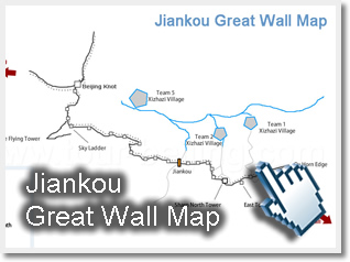 Jiankou Great Wall Map