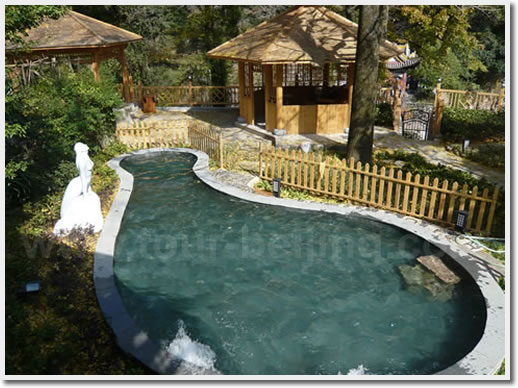 The Hot Spring Scene in Mt. Huangshan