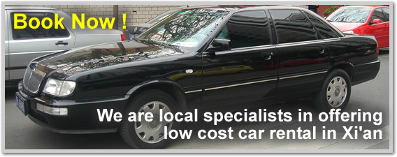 low cost car rental in Xi'an