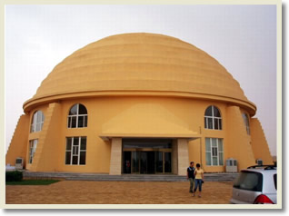 Seven Star Lake Scenic Area in Ordos