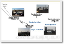 Tianjin Port Map