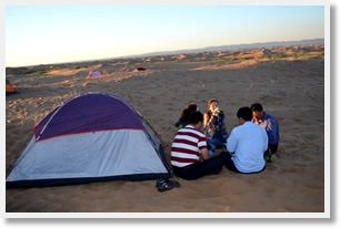 Trek on Tengger Desert