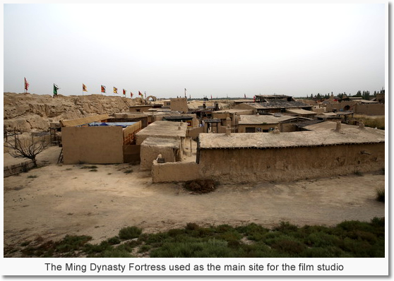 The Ming Dynasty Fortress used as the main site for the film studio