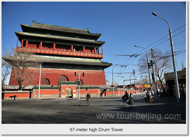  67-meter high Drum Tower