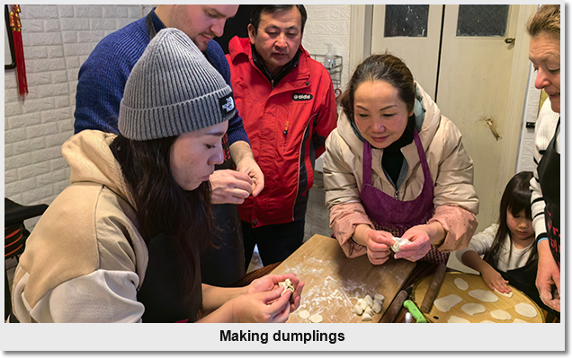 Making dumplings