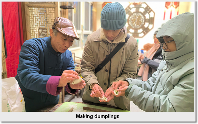 Making dumplings