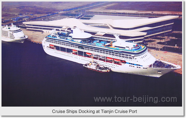Cruise Ships Docking at Tianjin Cruise Port