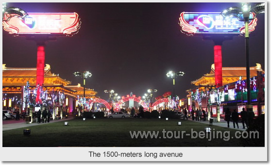 The 1500-meters long avenue