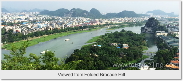 Viewed from Folded Brocade Hill