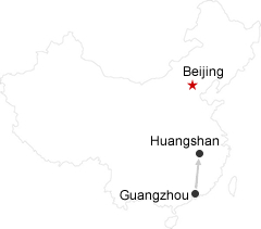 Shanghai Huangshan Map