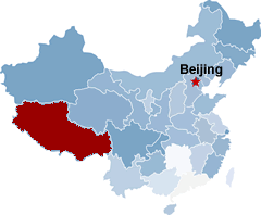 China Tibet Map