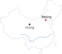 Xining map