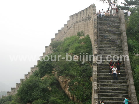 Saw-tooth Great Wall, steep, 85 degree!