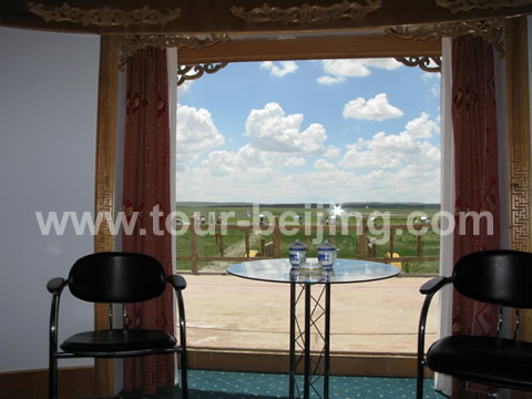 Yurts, Food and Shopping at Gegentala Grassland