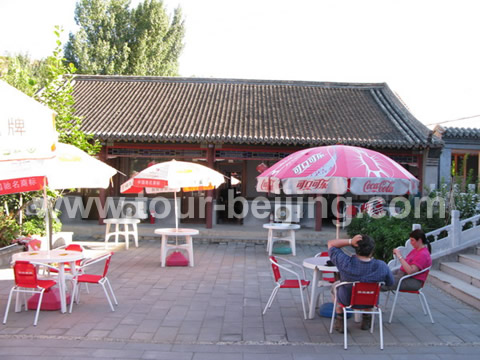 Inside the hotel - a nice courtyard for relaxation