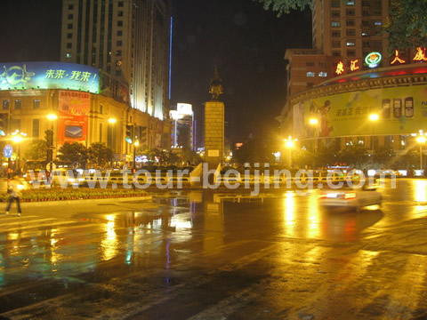 The commercial center of the downtown Chengde