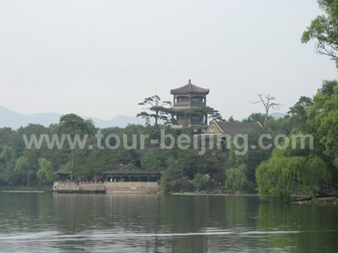 The replica Jinshan Tower