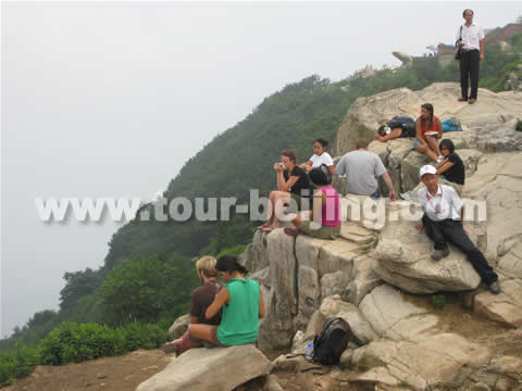 Sunrise Watching Peak on Mt. Tai, Shandong