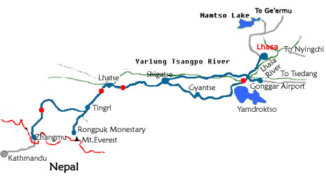 Tibet Main Scenic Spots