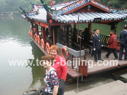 To get to the cable station, we had to take a 5-minute boat ride