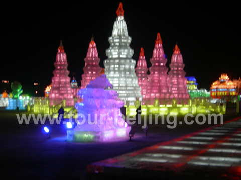 Ice Carving at the Harbin Ice and Snow World